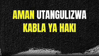 HOJJA  KWA WOTE WADAI HAQQI | WANAODAI KUTETEA HAKI WATETEE HOJA HIZI ZA WAISLAAM