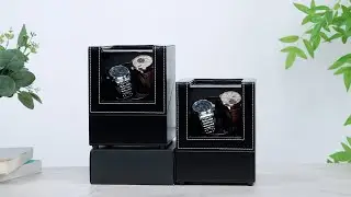 PU Leather Automatic Dual Watch Winder