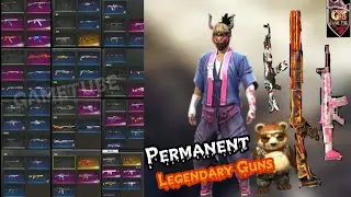 Free fire All legendary gun skin permanent 100%#freefire