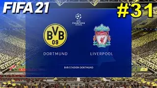 Borussia Dortmund Career Mode #31: vs. Liverpool (1st Leg) - FIFA 21 | PS5