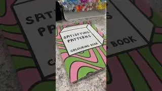 ASMR FLIP THROUGH MY SATISFYING PATTERNS COLOURING BOOK #coloringbook #flipthrough #asmr #colour