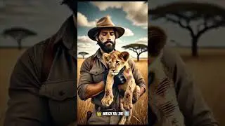 Smiling Lion?! This AI Creation Will Melt Your Brain! #aivideo #ai #lion #animals #anime #trending