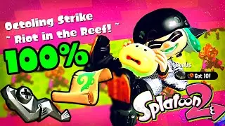 Splatoon 2 Full Walkthrough 🎨 Stage 9 - Octoling Strike 🎨 All Scrolls & Sardinium