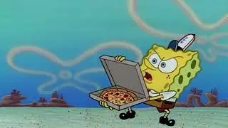 templates squidward trying to get pizza from spongebob