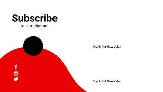 YouTube Outro [model-13] || Creative Commons Video || Editing Take