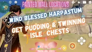 Wind blessed harpastum genshin impact dodo king | Pudding isle | Twinning isle | Painted Wall Chests