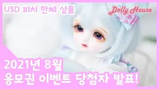 돌리하우스 8월 응모권 이벤트 당첨자 발표해요 축하드립니다 #shorts