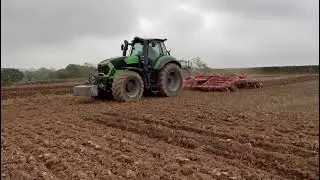Ploughing match levelling&nbsp;up in Cornwall #farming #farminguk #fendt #deutz_fahr