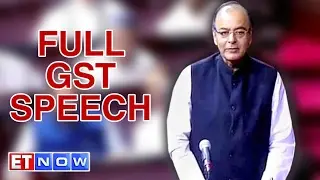Finance Minister Arun Jaitley Speaks On GST In Rajya Sabha