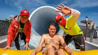 Time Warp - Scary Bowl Water Slide at Noah's Ark Water Park
