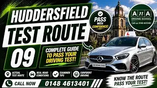 HUDDERSFIELD TEST ROUTE 9 | @aimachievedrivingschooluk780 | @DGNDriving