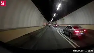 Part 2 - Going through Clyde Tunnel Govan Glasgow Scotland UK