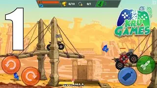 Mad Truck Challenge - Shooting Fun Race Gameplay Walkthrough #1 (Android, IOS)