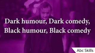 Dark humour, dark comedy, black humour,black comedy meaning in hindi