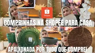 COMPRINHAS NA SHOPEE PARA O LAR / COBRE LEITO LINDO BOM E BARATO/ APAIXONADA NAS LOU&Ccedil;AS QUE COMPREI.