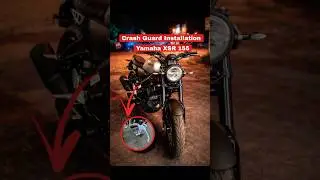 Yamaha XSR 155 Crash Guard || Leg Guard Installation #yamahaxsr155 #yamaha