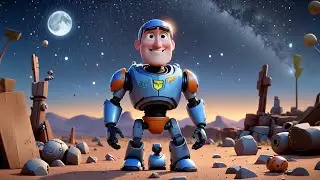 Five Little Robots Fix the Moon | STEM Learning Song for Kids | Nursery Rhymes and Educational Fun