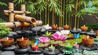 Healing Rain & Gentle Piano Sleep Music for Stress Relief, Relaxation & Peaceful Dreams. Calm music.