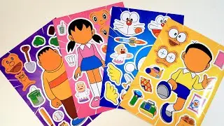 Doraemon Sticker Party! 🔔 Funny Sounds & Gadgets | Nobita, Shizuka & Gian