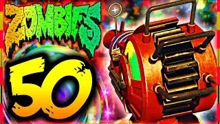 BO3 ZOMBIES FULL GAME! (wolf bow) road to round 50