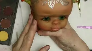 Paint with me - Prototype reborn doll Tala by Ruth Annette