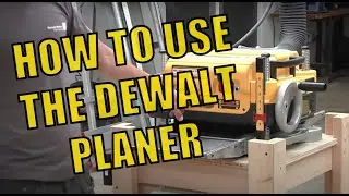 Использование рубанка Dewalt DW735 в MakeHaven