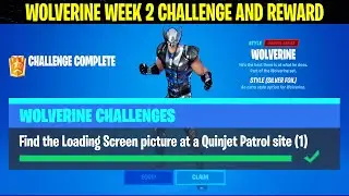 Find the Loading Screen picture at a Quinjet Patrol site - Wolverine Week 2 Challenge