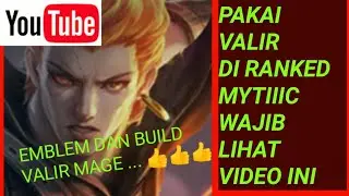 VALIR FIST BLOOD DI RANKED MYTIC #shorts #mobilelegends  #gaming #valir