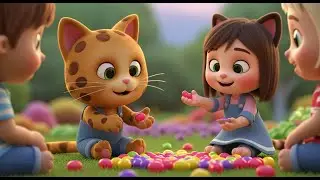 Cookie Cat and the Jellybean Jungle | Fun Adventure Rhyme for Kids | Nursery Rhymes for Toddlers