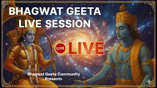 Bhagavad Gita Live: Solutions to Modern Life Problems  Reading Geeta by Krishnya Ji