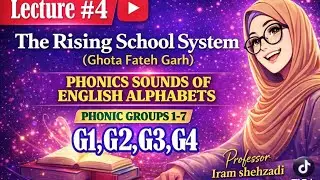 Lecture#4 #Phonics#PhonicsSounds#PhonicGroups#EnglishPhonics#LearnPhonics#AlphabetSounds