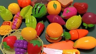 🍓Cutting colorful toy fruits #toys #fruits #vegetables 