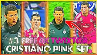 🔥Cristiano Ronaldo pink set-Best Free 4k +cc twixtor clips | high quality for edit👍💥#3