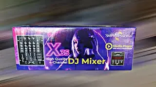 STUDIOMASTER X 35 HIGH QUALITY 4 CHANNEL DJ MIXER UNBOXING & REVIEW