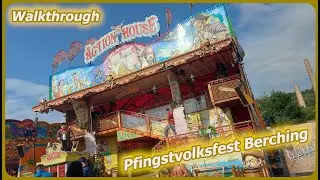 Action House (Schmelter-Dre&szlig;en) |🎡Berching Pfingstvolksfest 2025 | Walkthrough / Onwalk