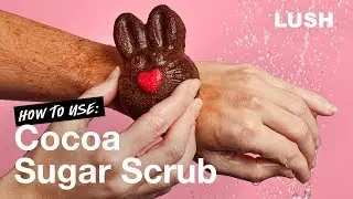 Способ применения: скраб с какао и сахаром от Lush