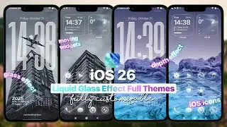 Эффект жидкого стекла iOS 26 | Полностью настраиваемая тема для Redmi и Xiaomi (HyperOS или MIUI)...