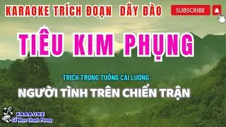 Karaoke TI&Ecirc;U KIM PHỤNG || TR&Iacute;CH TUỒNG NGƯỜI T&Igrave;NH TR&Ecirc;N CHIẾN TRẬN || D&Acirc;Y Đ&Agrave;O