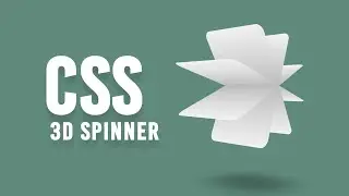 CSS Only 3D Spinner
