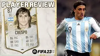 EL VALDANITO! 87 MID ICON CRESPO PLAYER REVIEW! FIFA 23 ULTIMATE TEAM