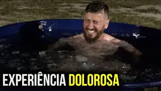 FRIO EXTREMO: Testamos a técnica Wim Hof na água CONGELANTE!