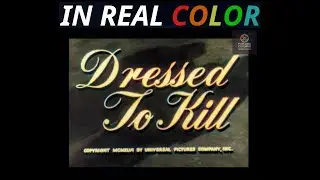 🕵️ Sherlock Holmes &mdash; The Secret Code (aka Dressed to Kill) &mdash; In Real Color (1946) &mdash; 1080p Full Film