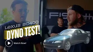 Supercharged Lexus SC400 Dyno Day! It Made How Much HP?