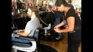 Milo Beasley  cuts his hair!