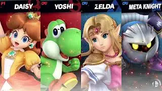 Daisy and Yoshi VS Zelda & Meta Kinght (Super Smash Bros Ultimate)