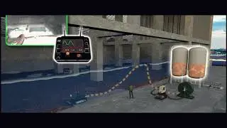 Remote operated sludge cleaning robotic system - Cooling tower cleaning