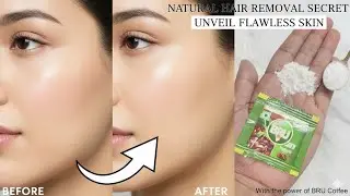 Coffee and sugar for facial hair removal cream | Facial hair removal treatment | Facial hair removal