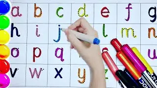 abcd small letters for kids ! a to z for kindergarten ! a b c d e......z ! alphabet for Preprimary !