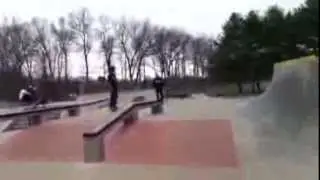 Joey marinoni skating in Windsor locks skate park