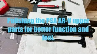 Пистолет Palmetto State Armory AR-V 9 мм &mdash; полировка оригинальных деталей затвора для достижения ...